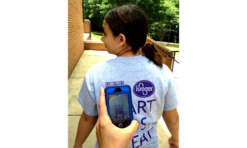 T-Shirt QR code