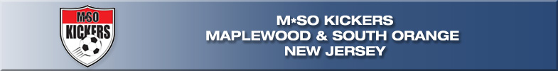 M*SO Kickers Soccer Program - Maplewood / South Orange - New Jersey