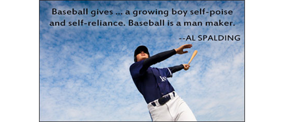 Baseball gives....