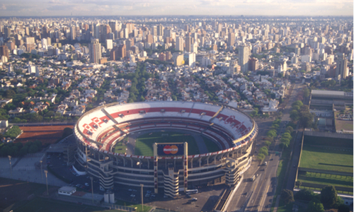 MONUMENTAL STADIUM - HOME TO RIVER PLATE