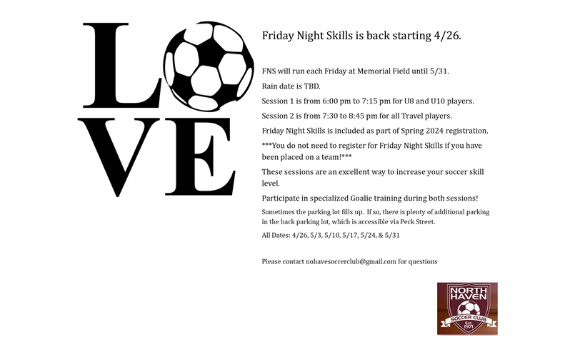 Friday Night Skills returns 4/26!