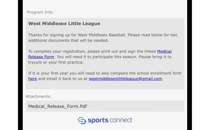 West Middlesex Little League > Home