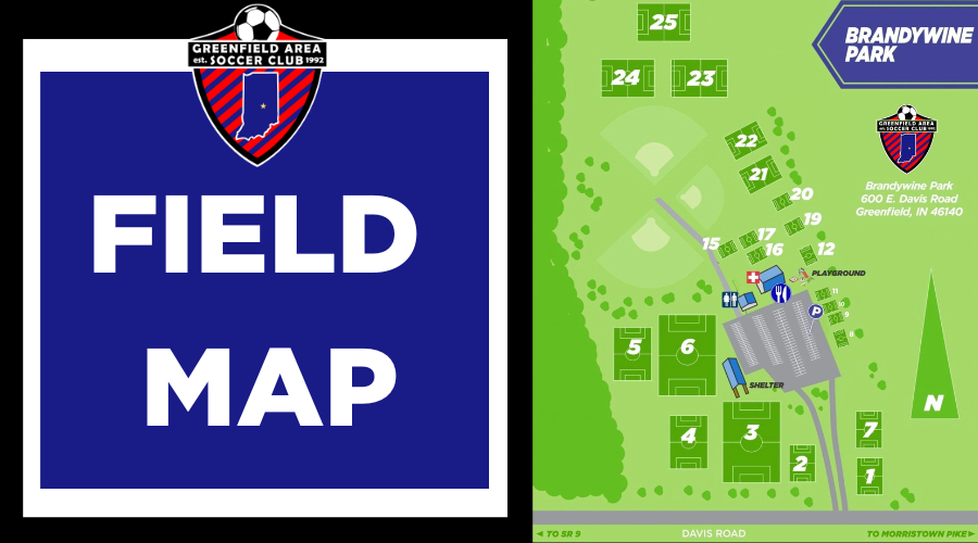 Brandywine Field map