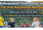 Fall 2026 Registration Open!