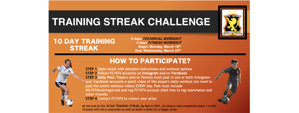 10 Day Training Streak Challenge