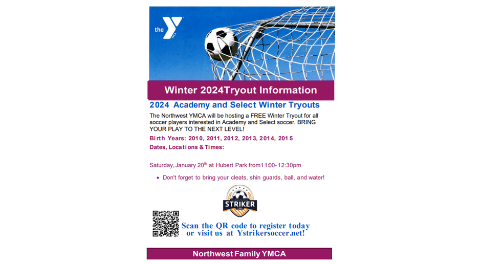 2023-2024 Academy/Select Tryouts (FINAL TRYOUTS FOR SPRING)