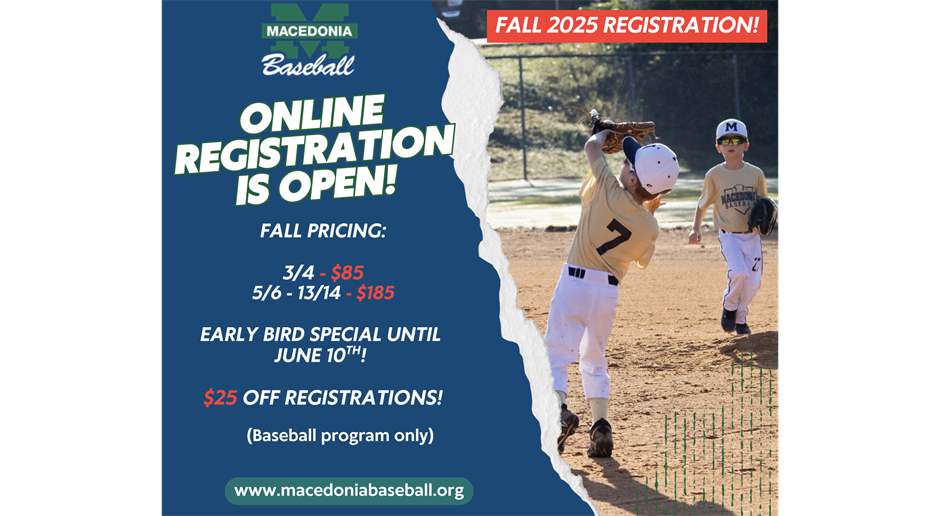 Online Registration OPEN!