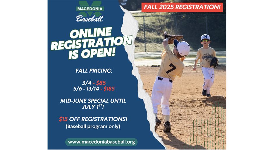 Online Registration OPEN!