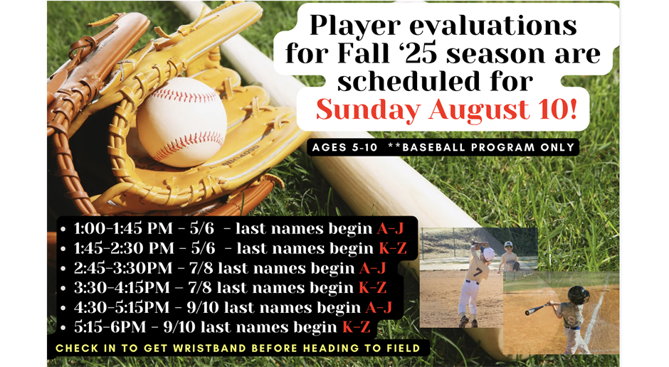 Player Evaluations August 10, 2025