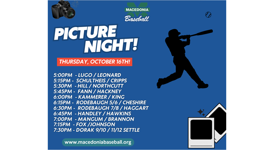 Picture night - This Thursday, October 16th!