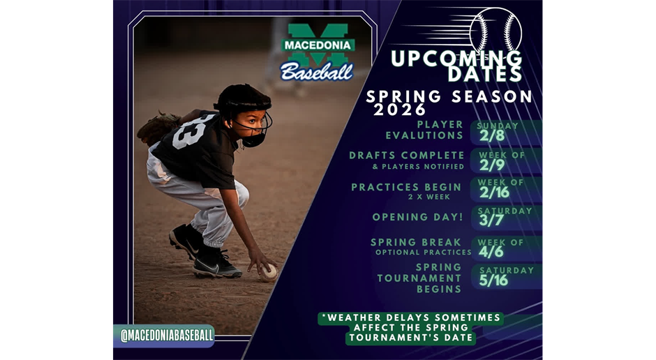 Upcoming Important Dates