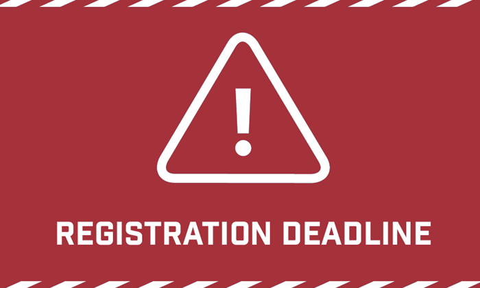 Registration closes soon!