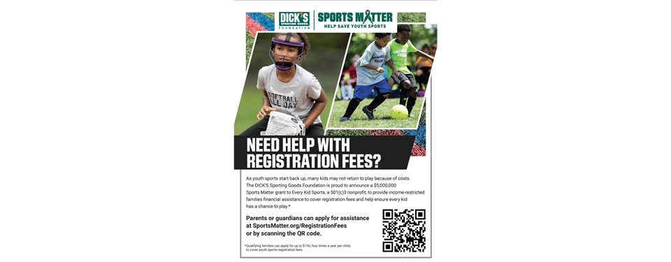 Dick's Sporting Goods registration assistance