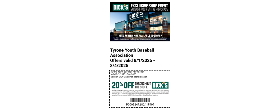 DICK's Sporting Goods shop event