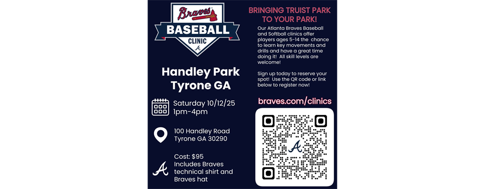 RESCHEDULED DATE Braves Clinic