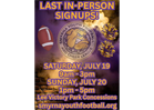 Last Equipment Fitting & Face to Face Sign- Ups