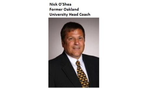 Former Oakland University Head Coach Nick O'Shea Joins Wolves-Hawks Coaching Staff