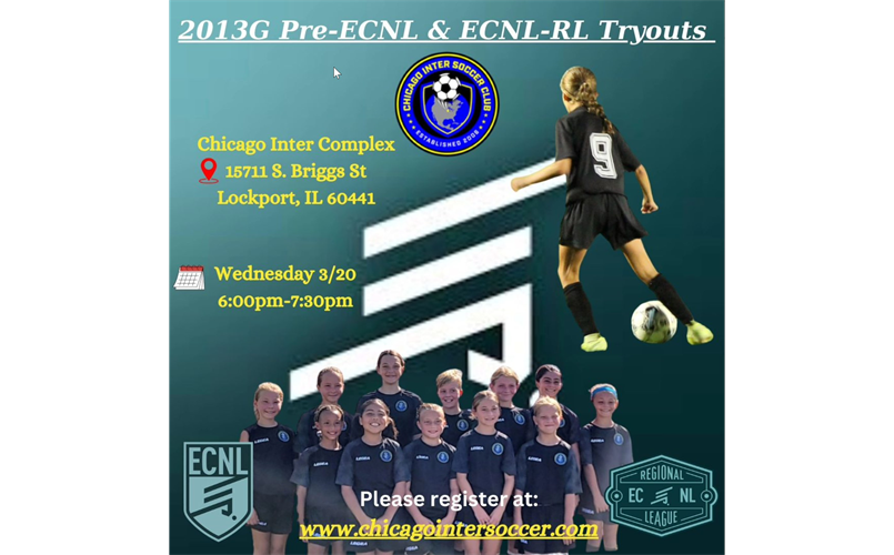 2013 Pre-ECNL Tryouts!