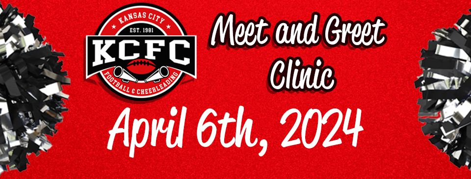 FREE Cheerleading Meet and Greet Clinic on April 6th! Register today!