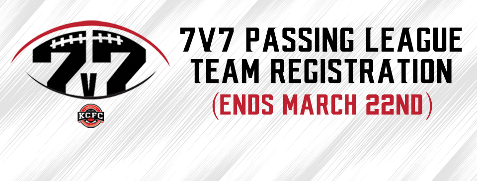 7v7 Passing League Team Registration Closes on March 22nd!