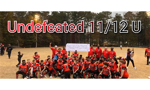 Our Undefeated 11/12U 