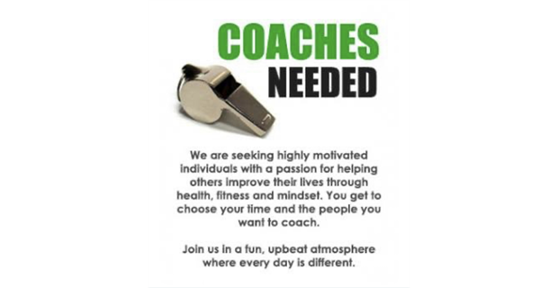 Coaches needed