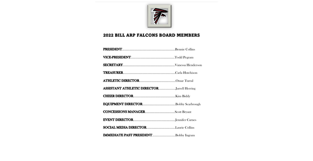 2022 BAF Board Members