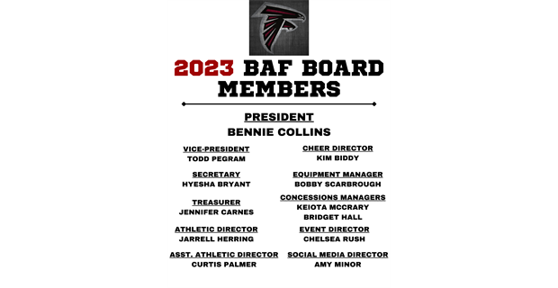 2023 BAF Board Members
