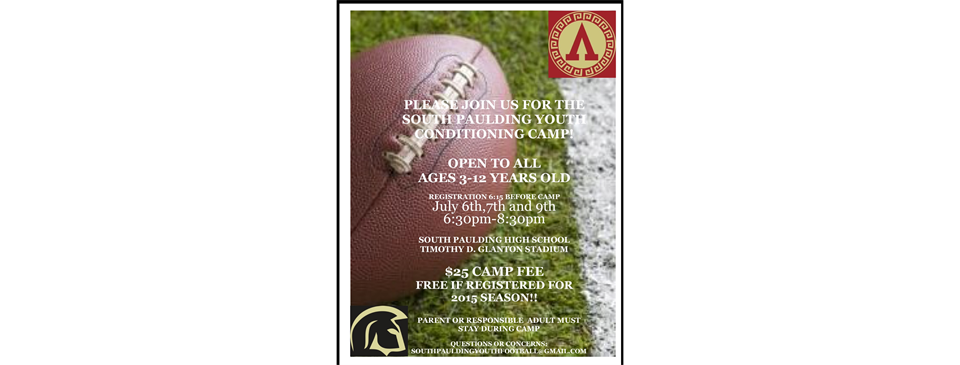 South Paulding Youth Football Camp 