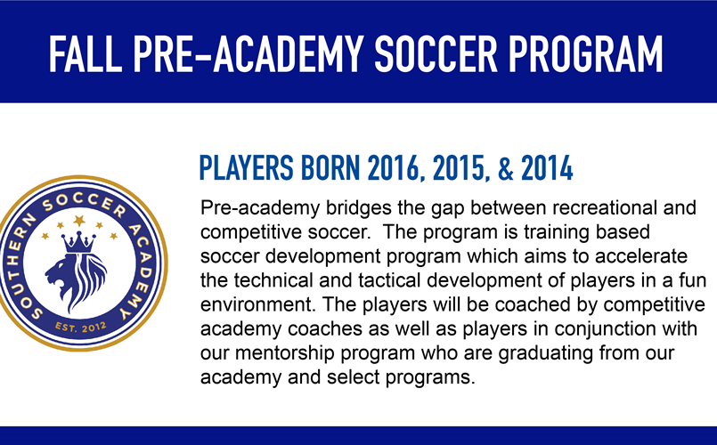 SSA Pre-Academy Program