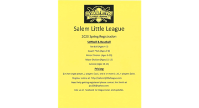 Salem Little League Registration