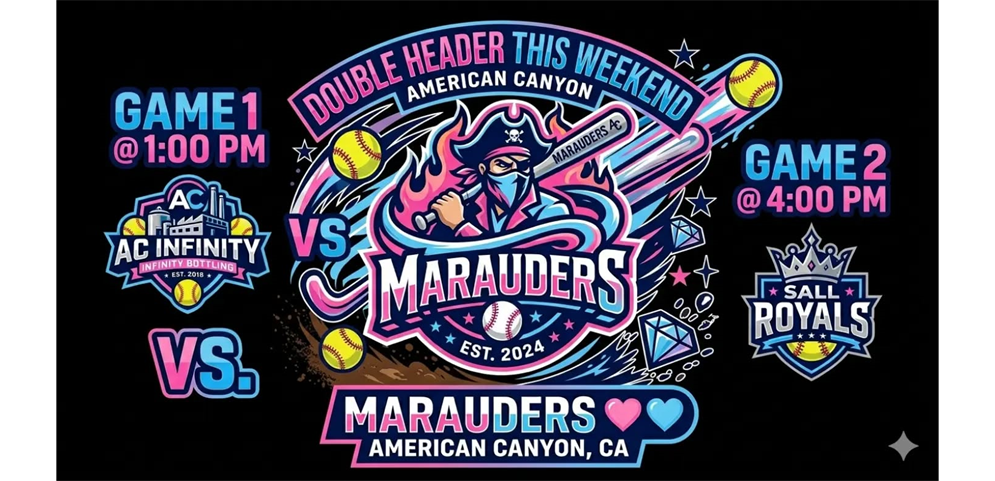 2026 CALISTOGA MARAUDERS - DOUBLE-HEADER - APRIL 30