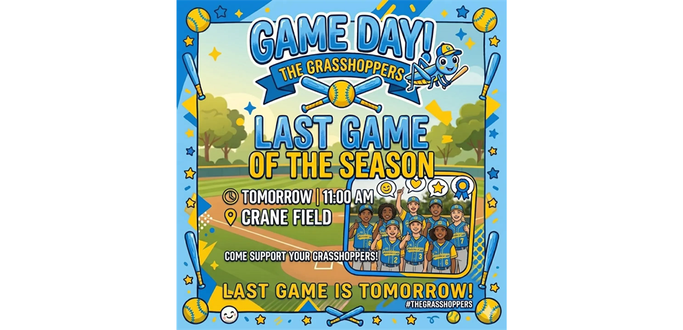2026 CALISTOGA GRASSHOPPERS LAST GAME - MAY 22