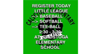 REGISTER TODAY AT CALISTOGA ELEMENTARY !!