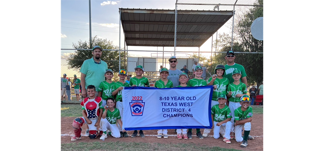 2022 8-10 All Star District Champions