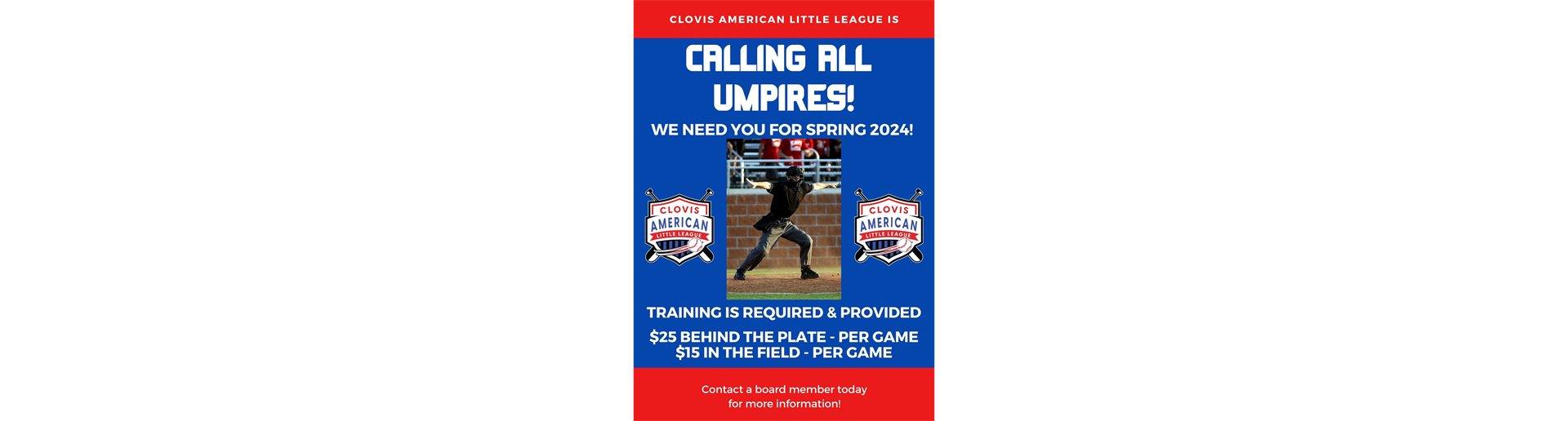 Calling All Umpires! 