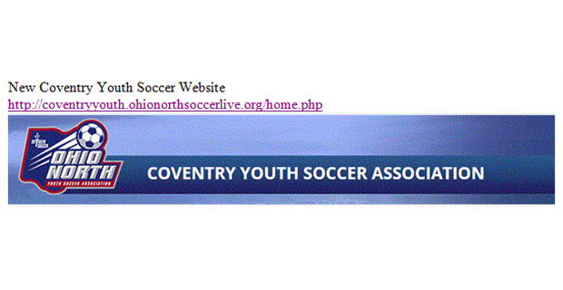 New Coventry Youth Soccer Website