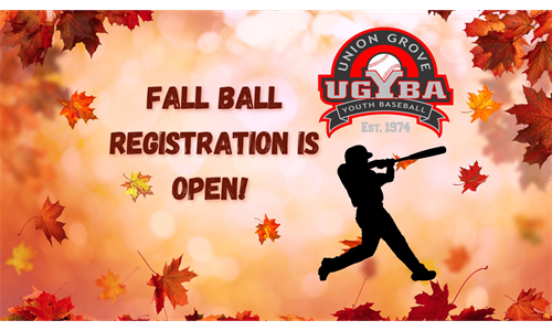 UGYBA 2024 Fall Ball - Register ASAP