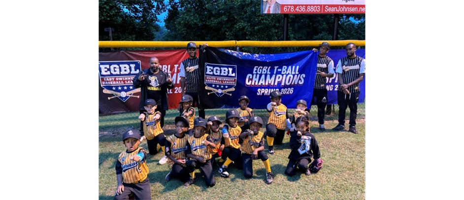 2026 EGBL Spring T-Ball Champions