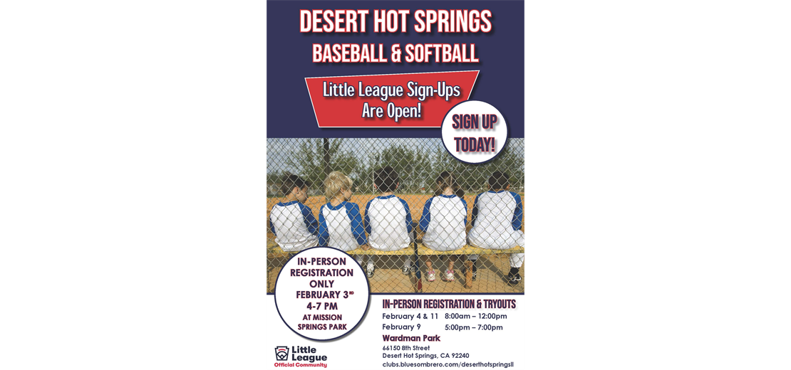 DESERT HOT SPRINGS LITTLE LEAGUE > Home