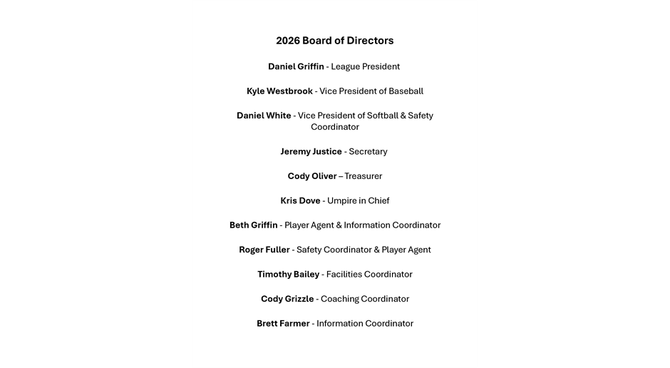 2026 Board of Directors 