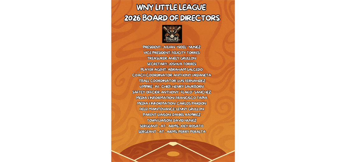 Meet the 2026 Board of Directors!