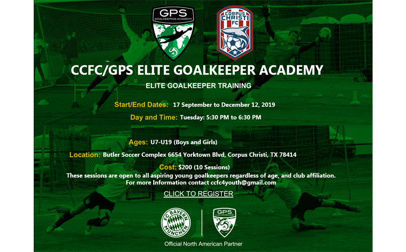 CCFC Goalkeeping Academy Elite Program
