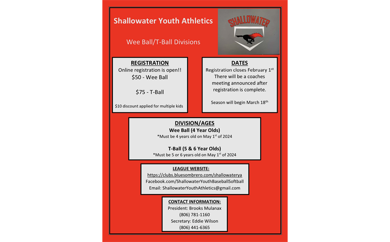 Shallowater Youth Athletics > Home