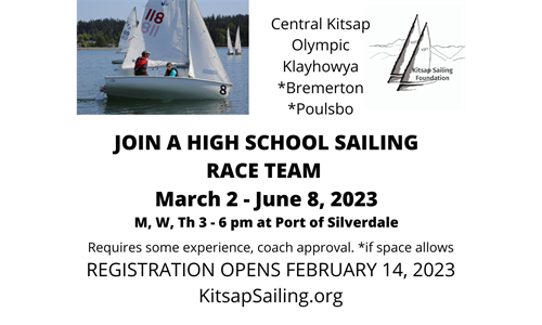 Kitsap Sailing Team Spring 2023 registration now open