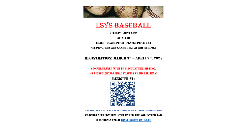 Baseball Registration 