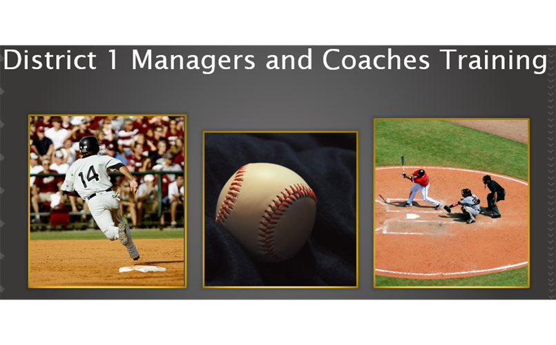 MD1 Managers/Coaches training