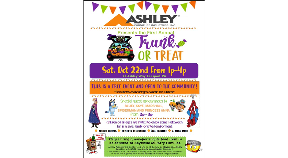 Ashley's Furniture Trunk or Treat