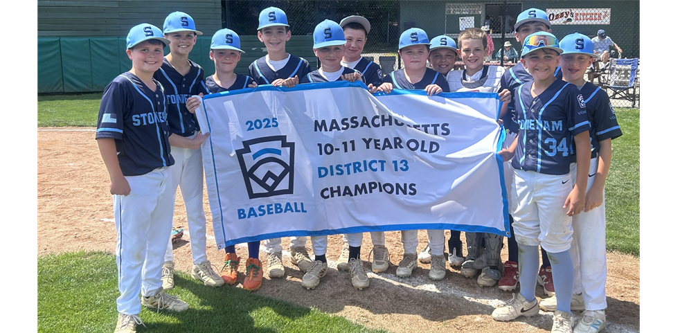 11S BASEBALL D13B CHAMPS - STONEHAM
