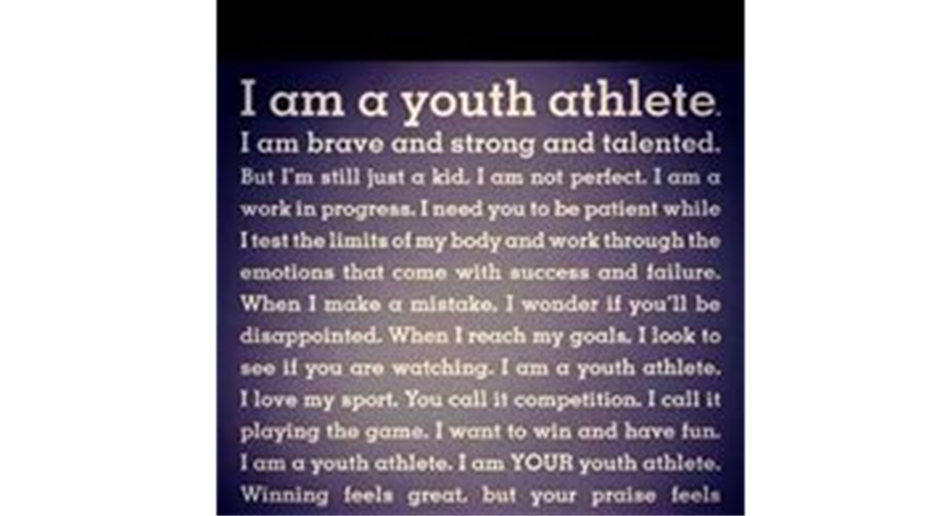 I Am A Youth Athlete
